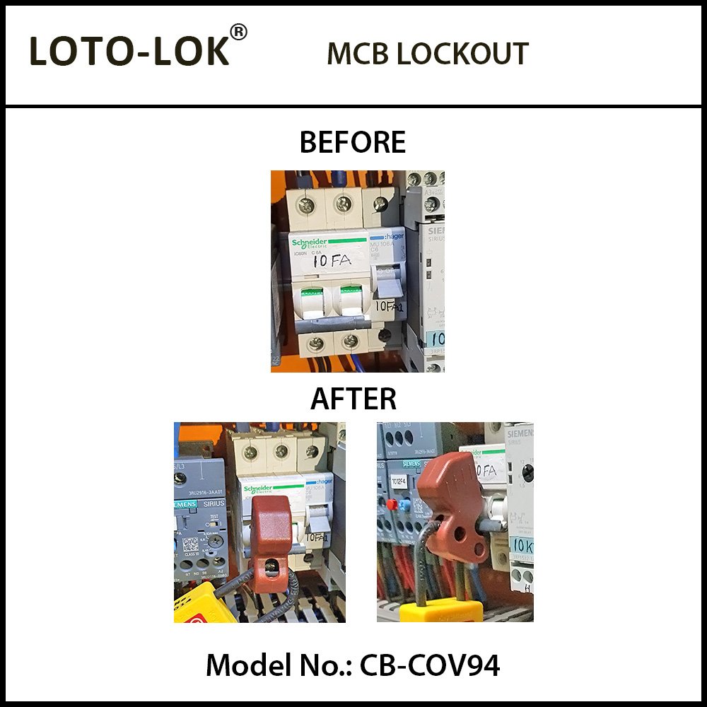 CIRCUIT BREAKER LOCKOUT, CB‐COV94 - LOTO SAFETY PRODUCTS