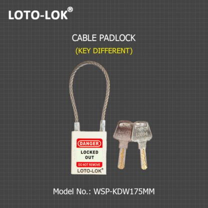 LOCKOUT_CABLE_PADLOCK_KD_WHITE_WSP-KDW175MM