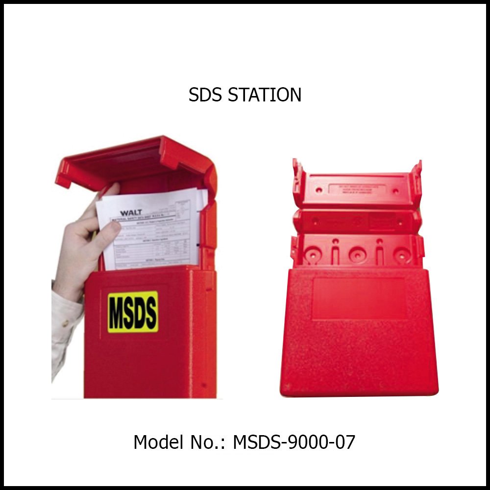 SDS STATION, DOCUMENT STORAGE BOX LOTO SAFETY PRODUCTS