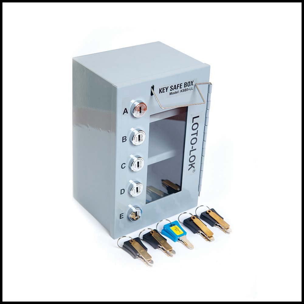 Small Key Safe Box Wall Mounted Loto Safety Products