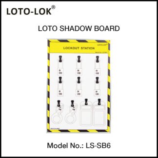 LOTO-LOK_ALUMINIUM_FRAME_SHADOW_BOARD_EMPTY_STATION_DUBAI_LS‐SB6