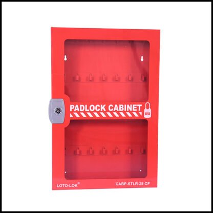 LOTO-LOK_DURABLE_CLEAR_FASCIA_EMPTY_PADLOCK_CABINET_CABP-STLR-28-CF