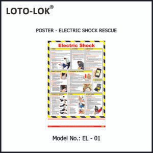 POSTER, ELECTRIC SHOCK RESCUE & ELECTRIC SAFETY TIPS