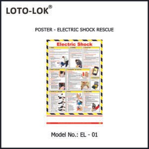 POSTER, ELECTRIC SHOCK RESCUE & ELECTRIC SAFETY TIPS