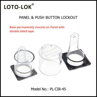 Push Button Lockout Device for Electrical Panel