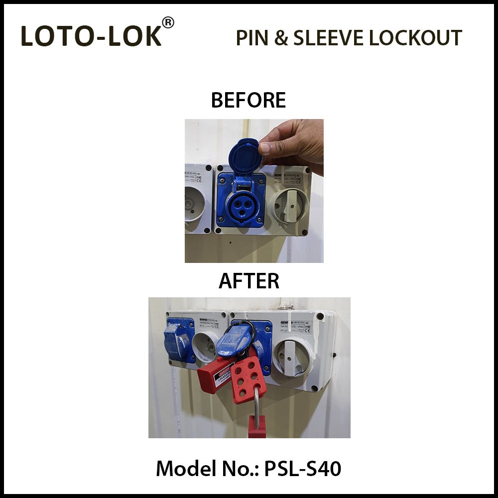 PIN & SLEEVE INDUSTRIAL SOCKET LOCKOUT DEVICE - Image 2
