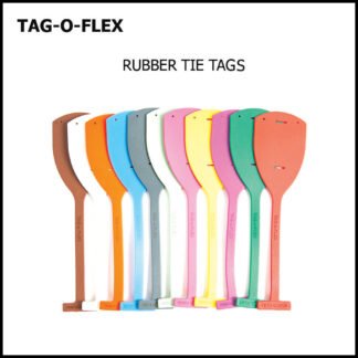 RUBBER TIE TAGS, TAG-O-FLEX