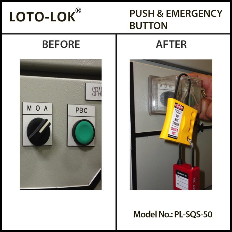 Push Button Panel Lockout Device Loto Safety Products
