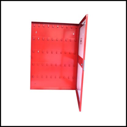 WALL_MOUNTING_RED_PADLOCK_STEEL_CABINET_WITH_50_HOOKS_CABP-STLR-50-CF