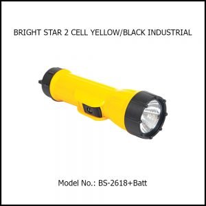 BRIGHT STAR 2 CELL YELLOW/BLACK INDUSTRIAL