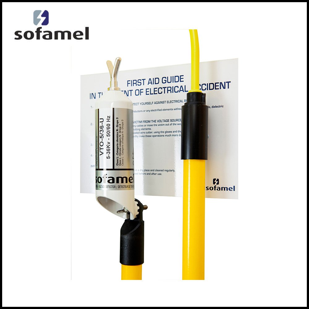 SOFAMEL_5-36_kV_VOLTAGE_DETECTOR_WITH_POLE_SZ-51M