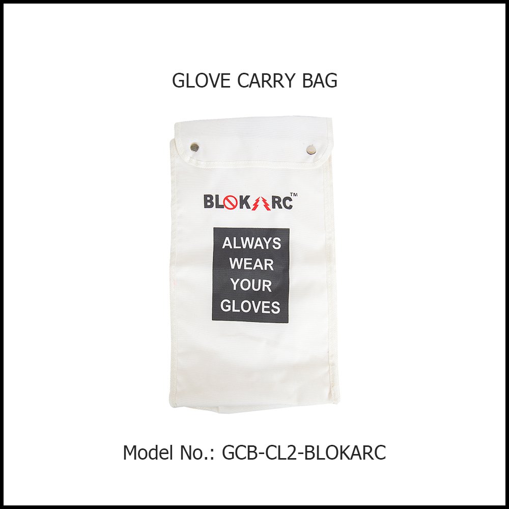 WHITE_COLOR_GLOVES_CARRY_BAG_FOR_INSULATED_GLOVES_CLASS2_GCB-CL2-BLOKARC