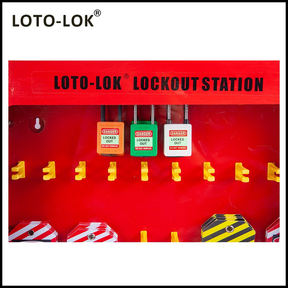 LOTO STATION, 20 PADLOCKS (With Contents) - Image 6