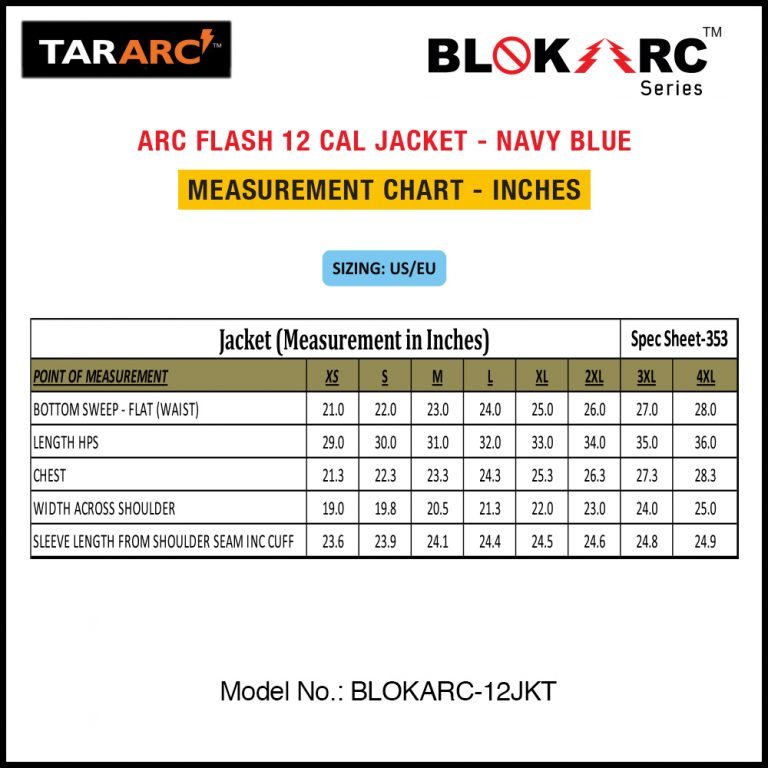 ARC FLASH JACKET (MEN), ARC RATING 12 CAL/CM² , HRC 2 LOTO SAFETY