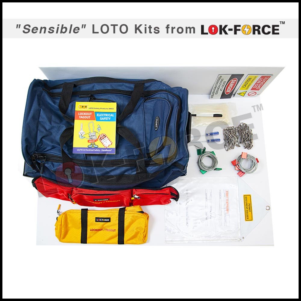 LOTO KIT ELECTRO-MECHANICAL - MID - LOCKOUT / TAGOUT