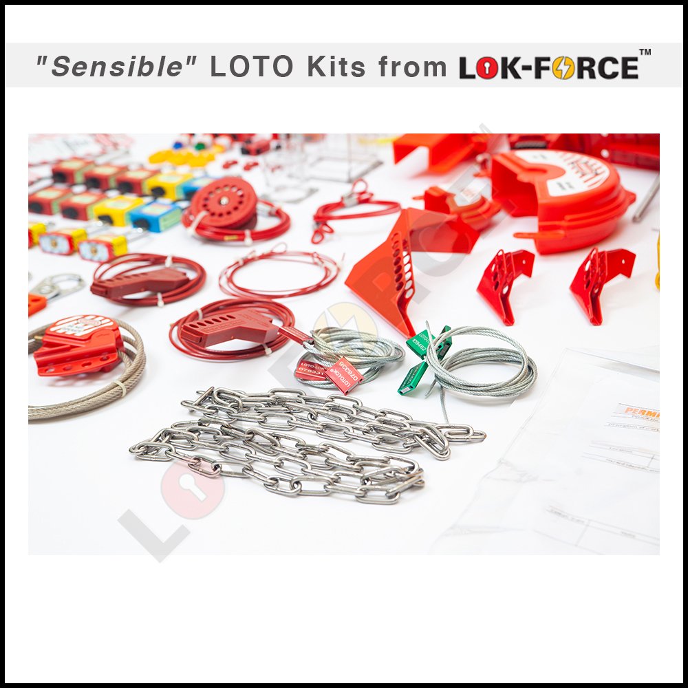 LOTO KIT ELECTRO-MECHANICAL - MID - LOCKOUT / TAGOUT