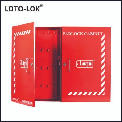 WALL_MOUNTING_DURABLE_RED_OPEN_PADLOCK_CABINET_CABP-STLR-220