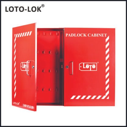 WALL_MOUNTING_DURABLE_RED_OPEN_PADLOCK_CABINET_CABP-STLR-220