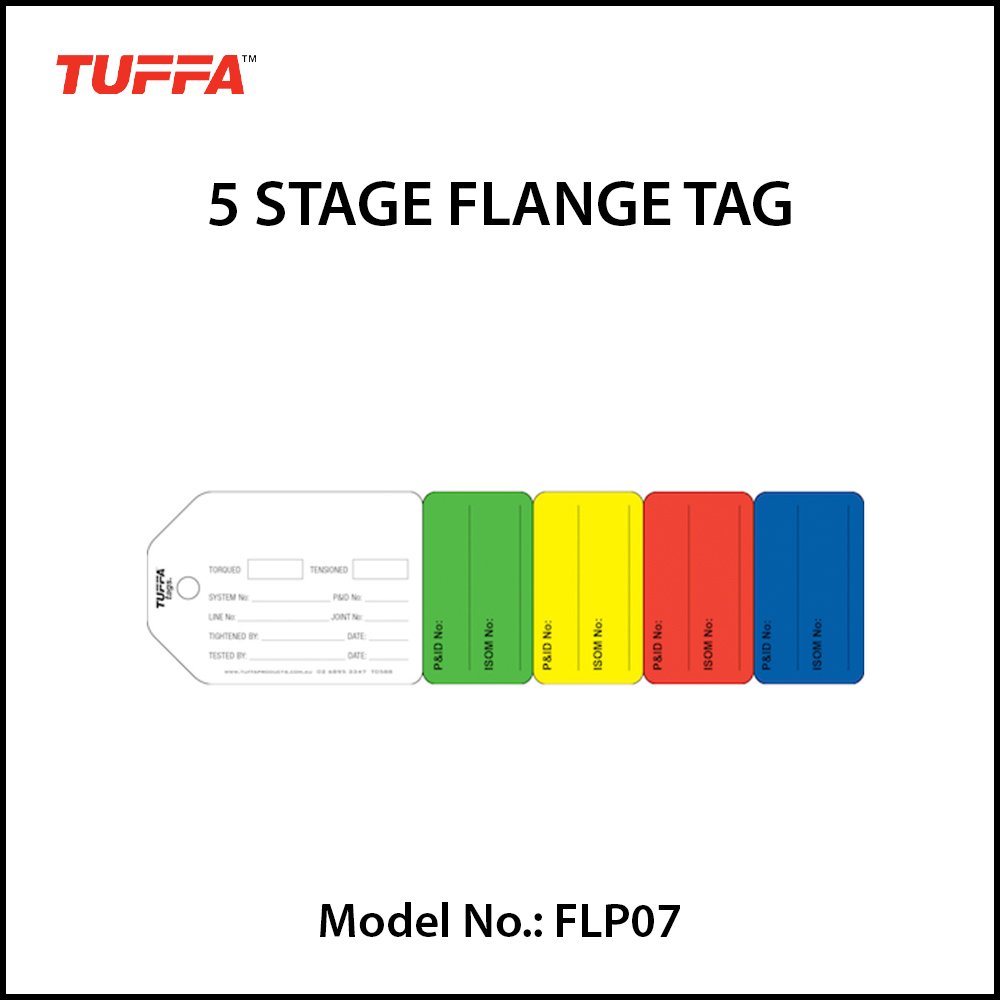 5 STAGE FLANGE TAGS - Image 3