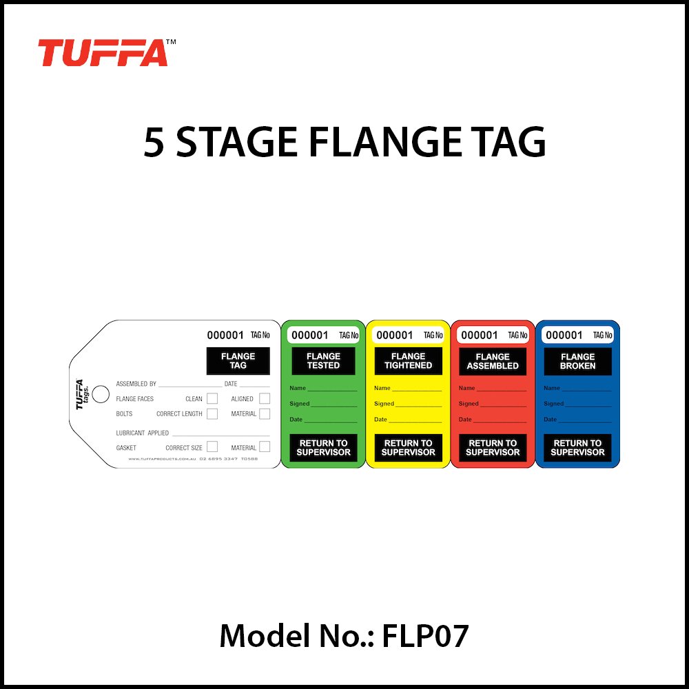 5 STAGE FLANGE TAGS - Image 2