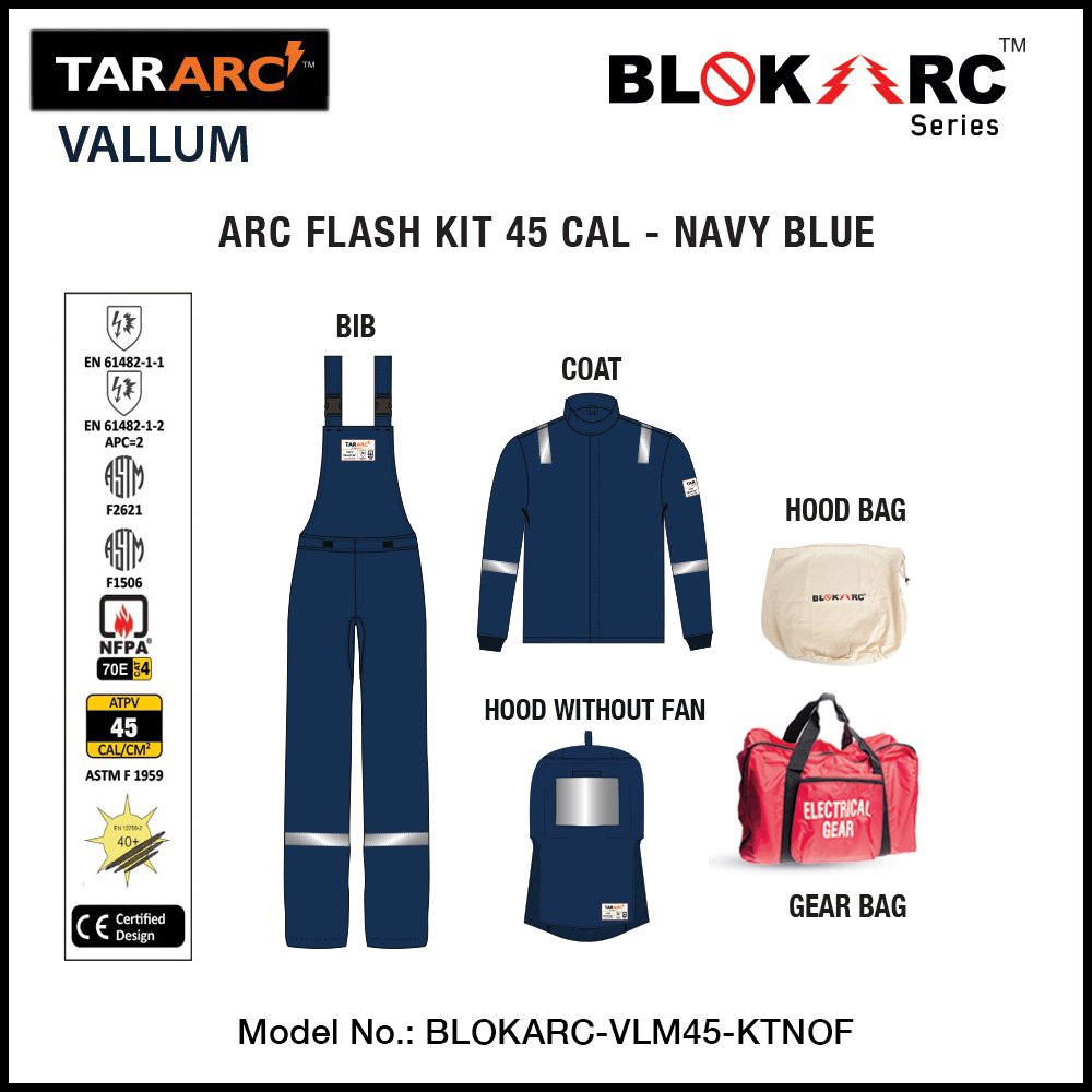 VALLUM ARC FLASH KIT - 45 CAL