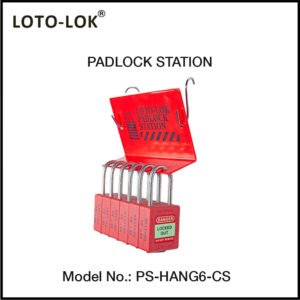 PADLOCK STATION, WALL MOUNTED (With Contents)