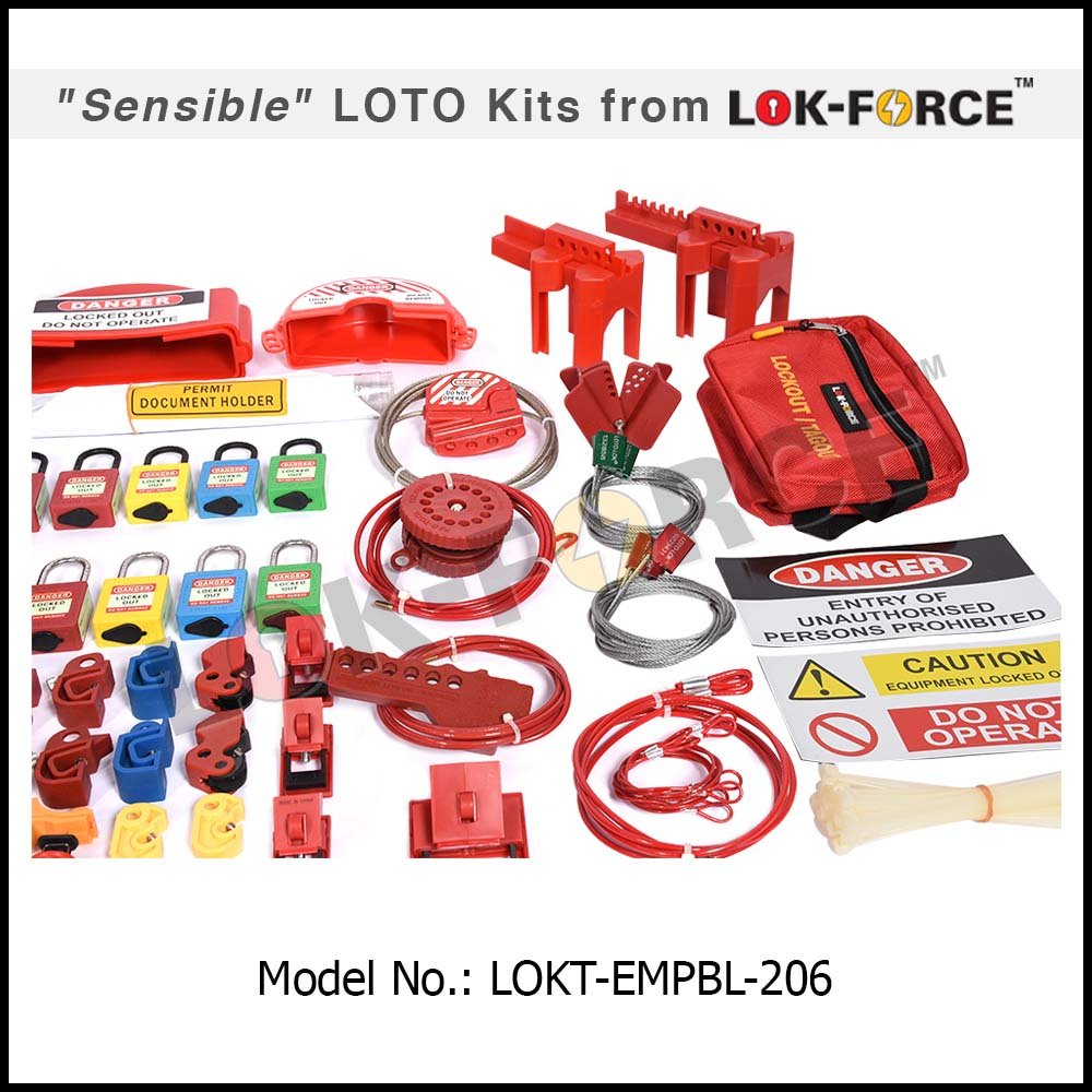 LOTO ELECTRO-MECHANICAL KIT PLASTIC TOOL BOX - LARGE - Image 6