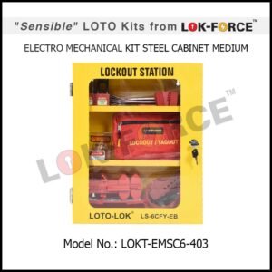 LOTO ELECTRO-MECHANICAL KIT STEEL CABINET – MEDIUM