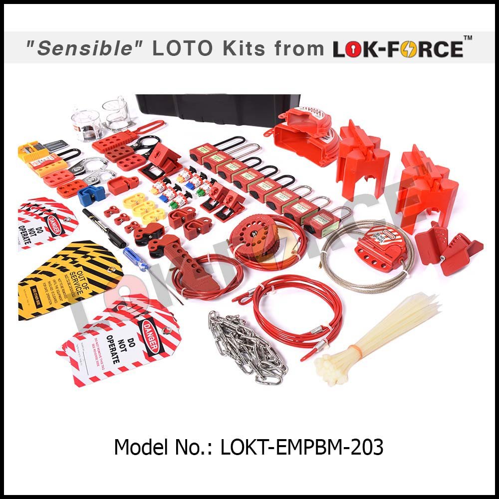 LOTO ELECTRO-MECHANICAL KIT PLASTIC TOOL BOX - MEDIUM - Image 7